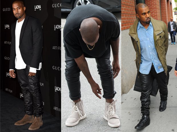 Leather Trousers. - 16 Kanye West Styles To Inspire Your 2015 Autumn ...
